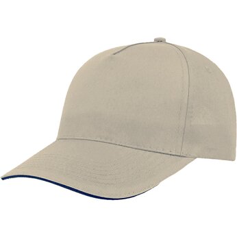 Бейсболка "Smart Sandwich", бежевый/темно-синий