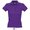 Рубашка-поло женская "People" 210, L, т.-фиолетовый