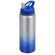 Бутылка для воды "Gradient" ярко-синий/серебристый