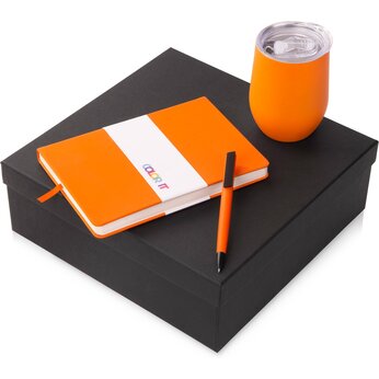 Подарочный набор "COLOR IT" магнитная обложка, оранжевый