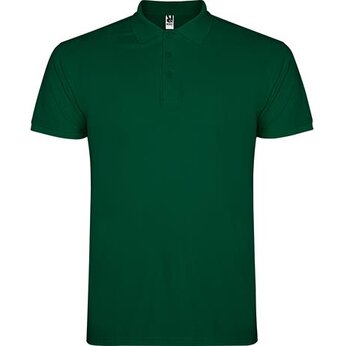 Рубашка-поло мужская "Star" 200, XL, бутылочный зеленый