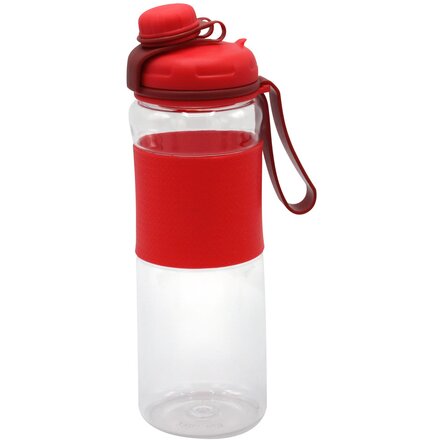 Бутылка для воды "Oriole Tritan" прозрачный/красный