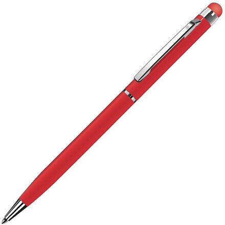 Ручка шариковая автоматическая "TouchWriter" красный/серебристый