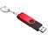 Карта памяти USB Flash 2.0 16 Gb "Twist Color" красный