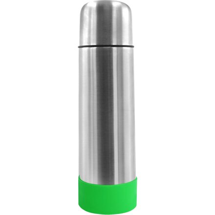 Термос "Picnic Silver To Go" с манжетой, серебристый/зеленый