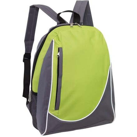 Рюкзак "Pop" серый/светло-зеленый