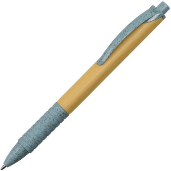 Ручка шариковая автоматическая "Nara", коричневый/синий