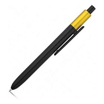 Ручка шариковая автоматическая "Kiwu" черный/желтый