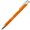 Ручка шариковая автоматическая "Ascot" оранжевый/серебристый