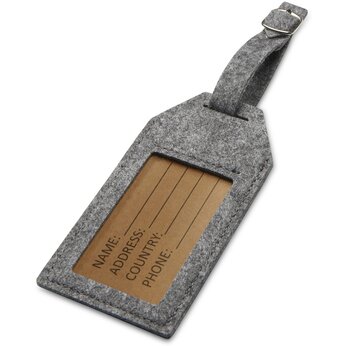 Багажная бирка Tie - Серый
