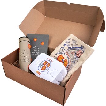 Набор подарочный "Dranik people": термос "Confident", ланч-бокс "Neo", блокнот "1818-15", cумка для покупок "Revest"