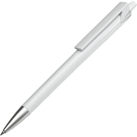 Ручка шариковая автоматическая "N21", белый/серебристый