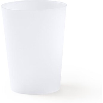 Многоразовая чашка PONTAL из гибкого полипропилена 500 мл, полупрозрачный