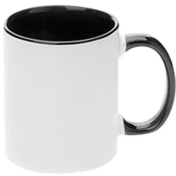 Кружка для сублимации "21191" белый/черный