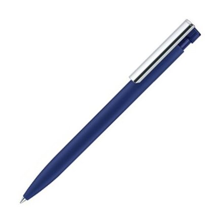 Ручка шариковая автоматическая "Liberty Soft Touch MC" темно-синий