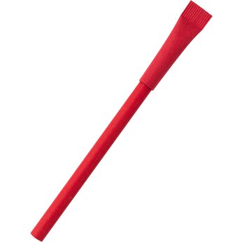 Ручка шариковая "Greta" с колпачком, красный