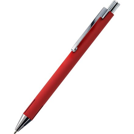Ручка шариковая автоматическая "Elegant" красный/серебристый