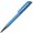 Ручка шариковая автоматическая "Flow T-GOM C CR" софт-тач, голубой/серебристый