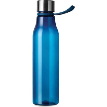 Бутылка для воды "Lean" с кольцом, темно-синий/серебристый