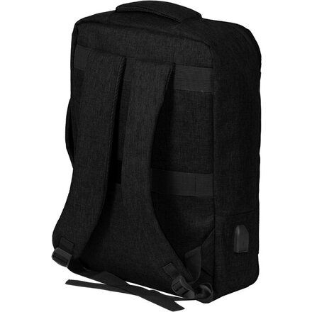 Turnover Backpack Рюкзак-трансформер Turnover, черный 975737 с логотипом компании ...