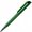 Ручка шариковая автоматическая "Flow T-GOM 30 CR" софт-тач, зеленый/серебристый