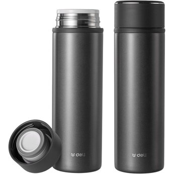 Термос "Deli", серый