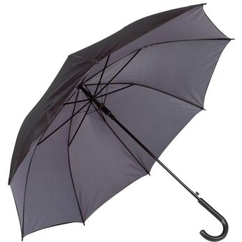Зонт-трость "Doubly" черный/серый