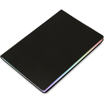 Блокнот "Fellini", черный, срез голографический