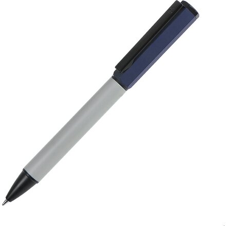 Ручка шариковая автоматическая "Bro" серый/синий/черный