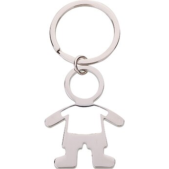 Брелок для сублимации "Мальчик" серебристый