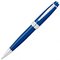 Ручка шариковая автоматическая "Bailey Blue Lacquer" синий/серебристый
