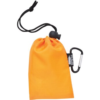 Дождевик-пончо "Eco Safe" в чехле, прозрачный/желтый