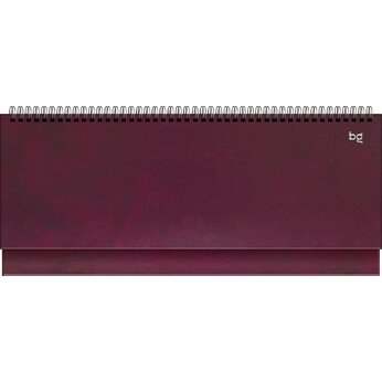 Еженедельник недатированный "Бумвинил" бордовый