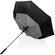 Зонт-трость "Impact" черный/темно-серый