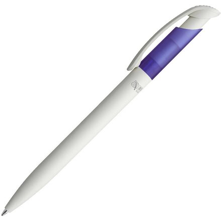 Ручка шариковая автоматическая "Bio" белый/фиолетовый