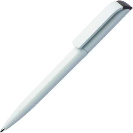 Ручка шариковая автоматическая "TA2-B" белый/коричневый