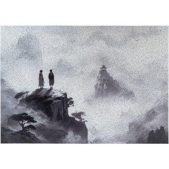 Деревянный пазл "Serenity"