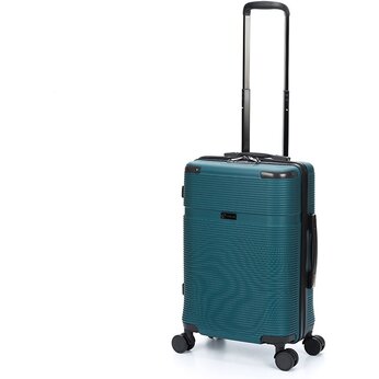 Чемодан TORBER Onego, зелёный, ABS-пластик, 59,5 х 39,5 х 24 см, 46 л, размер S