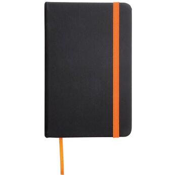 Блокнот "Lector" черный/оранжевый