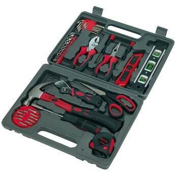 Набор инструментов "Masterkit" черный/красный