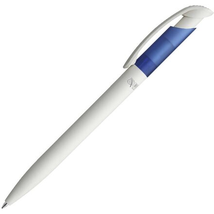 Ручка шариковая автоматическая "Bio" белый/синий