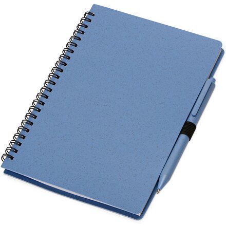 Блокнот "Toledo M" А5, с ручкой, синий