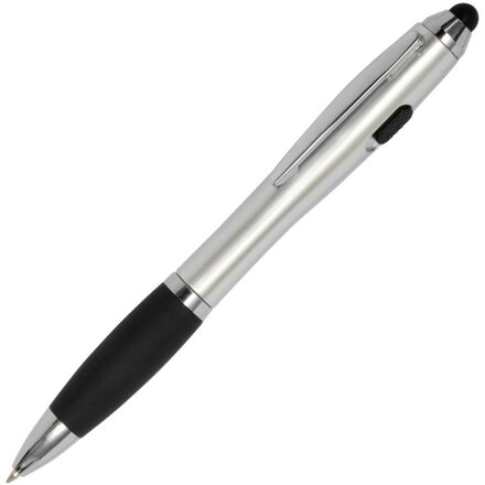 Ручка шариковая автоматическая "Sway Lux" серебристый/черный