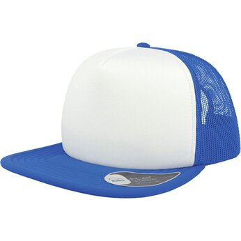 Бейсболка "SNAP 90S" белый/ярко-синий