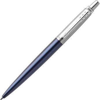 Ручка шариковая автоматическая "Parker Jotter Royal Blue CT" синий/серебристый