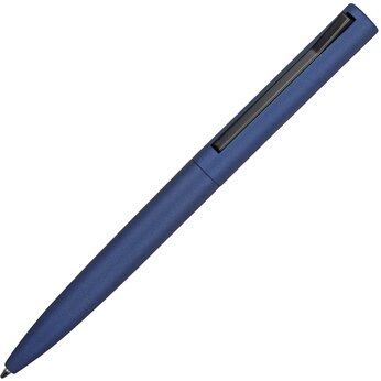 Ручка металлическая шариковая «Bevel», синий/черный
