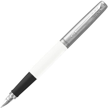 Перьевая ручка Parker Jotter White CT перо:F, цвет чернил: blue, в подарочной упаковке