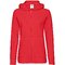 Толстовка женская "Ladies Lightweight Hooded Sweat" 240, L, с капюшоном, красный