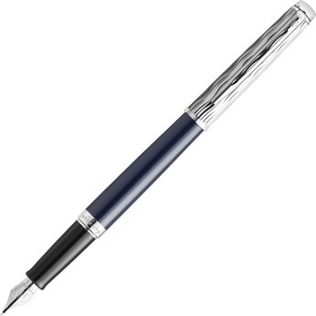 Перьевая ручка Waterman Hemisphere22 SE Deluxe , серебристый/синий/черный