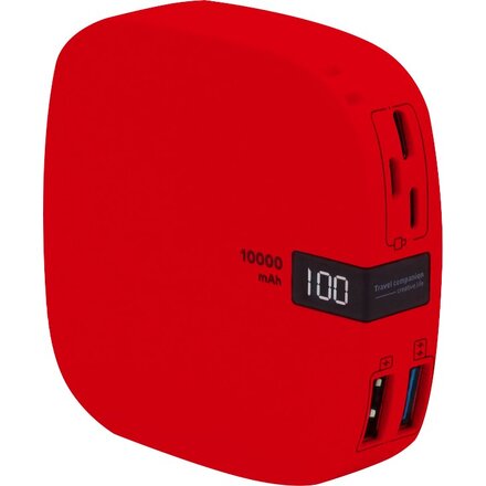 Зарядное устройство Power Bank "Revil" 10000 мАч, красный